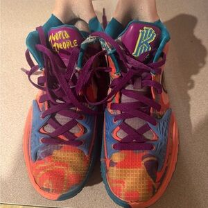 Kyrie Nike a world people basketball shoe